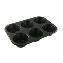 Amazon Vendor Hot Selling Antiaderente 6 Copos Muffin Pan